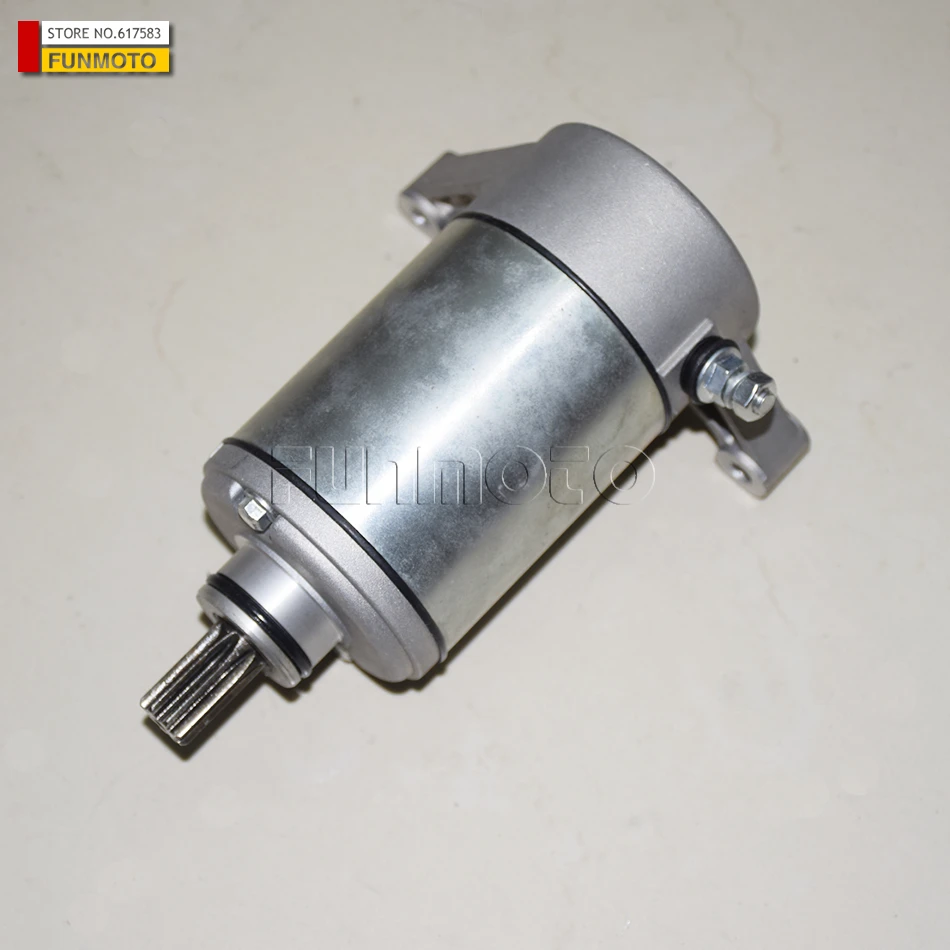 

STARTER MOTOR STARTING MOTOR OF HISUN 350 AND 400ATV IT'S 9 TEETH
