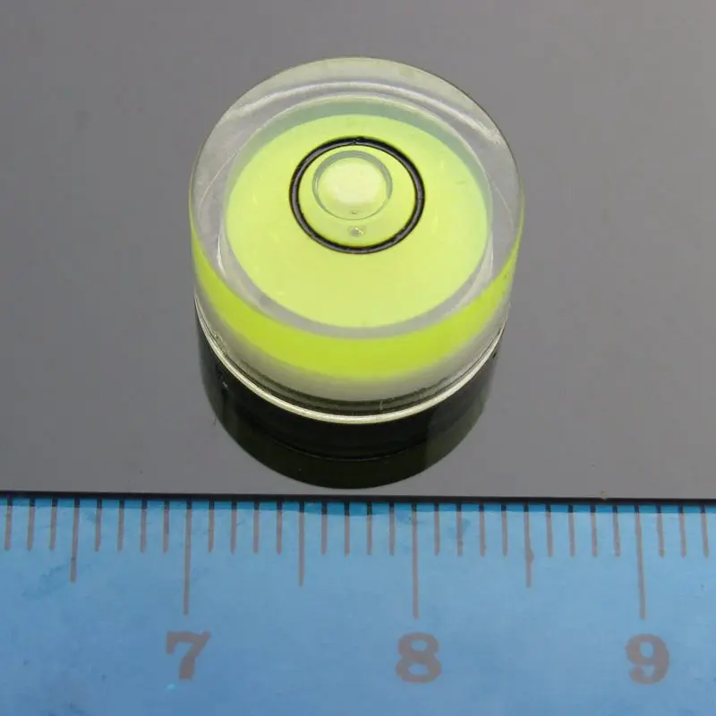 HACCURY 15*8mm Acrylic spirit level Camera Accessories mini spirit level Circular bubble level Balancing equipment