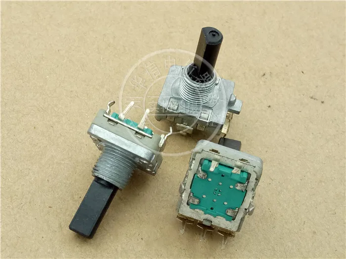 Acoustic potentiometer Volume encoder Joint venture EC16 With step switch 24 point Handle length 20MM switch