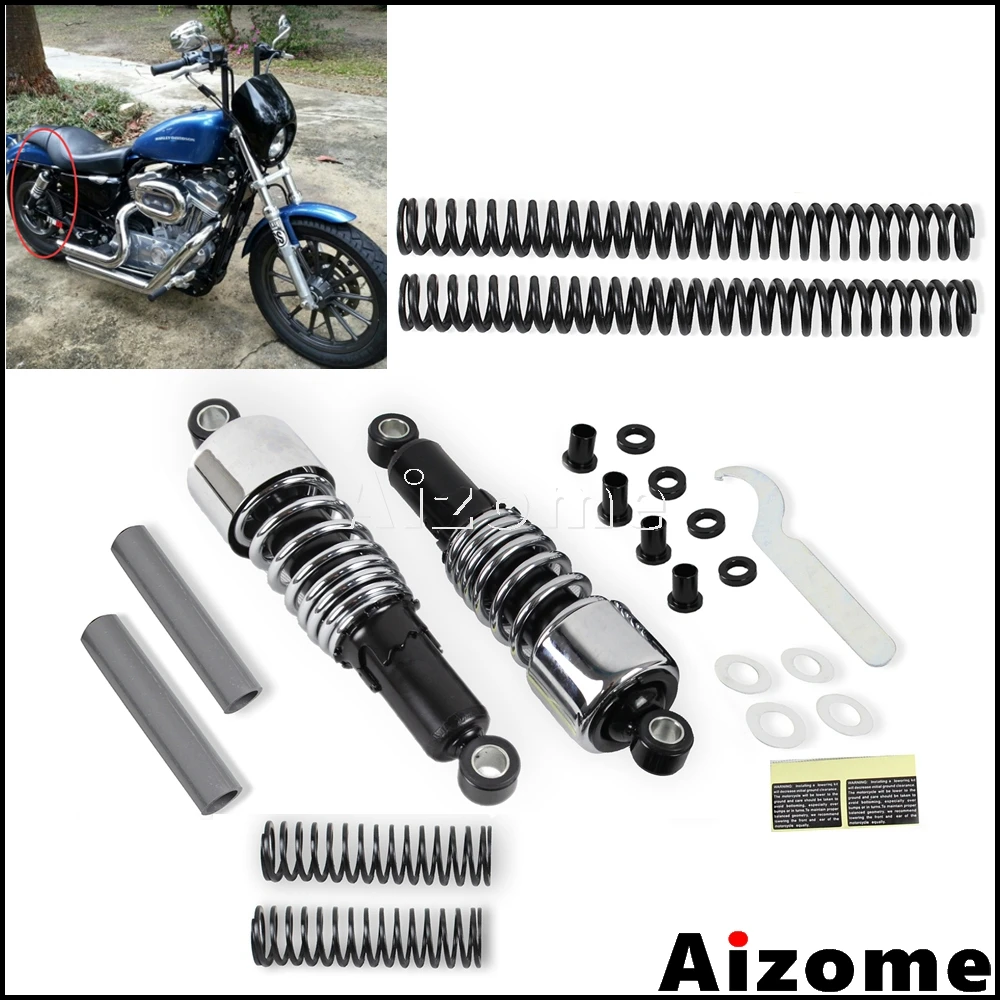 Motorcycle Rear Slammer Suspension Drop Kits For Harley Sportster 04-17 XL50 XL883C L N XL1200C LN R T V X Iron SuperLow 72 48