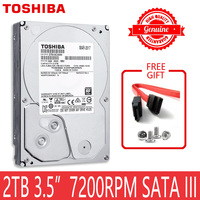 TOSHIBA 2TB Hard Drive Disk 2000GB 2 TB Internal HD HDD Harddisk 7200 RPM 64M Cache 3.5\