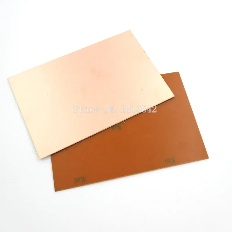 단일 측면 유리 섬유 PCB 구리 클래드 플레이트 라미네이트 회로 기판, 10x15cm 100mm x 150mm x 1.5mm, 1 개, 신제품