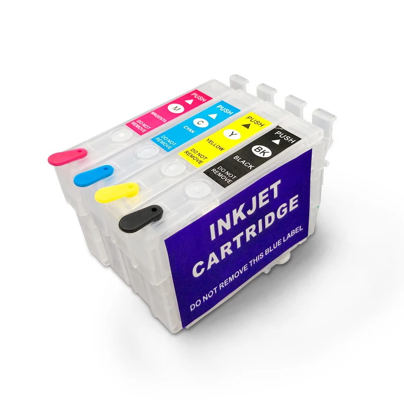 T1711 - T1714 Refillable Ink Cartridge For Epson XP-103 XP-203 XP-207 XP-33 XP-303 XP-306 XP-313 XP-406 XP-413 Printer