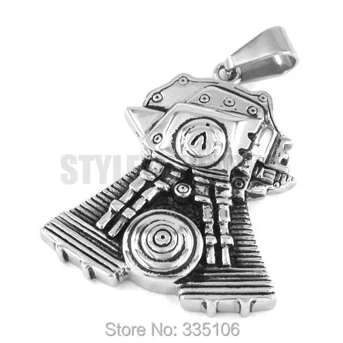 

Free shipping! Motorcycle Engine Pendant Stainless Steel Jewelry Classic Large Motor Biker Men Pendant SWP0288