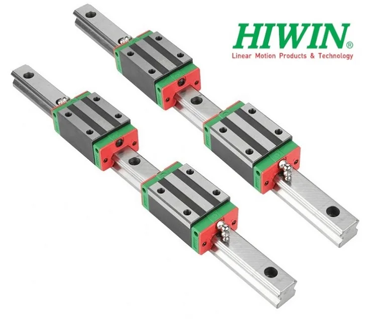 2pcs 100% original Hiwin HGR30 -L 1500MM linear rail guide+ 4pcs HGH30CA linear narrow blocks for cnc