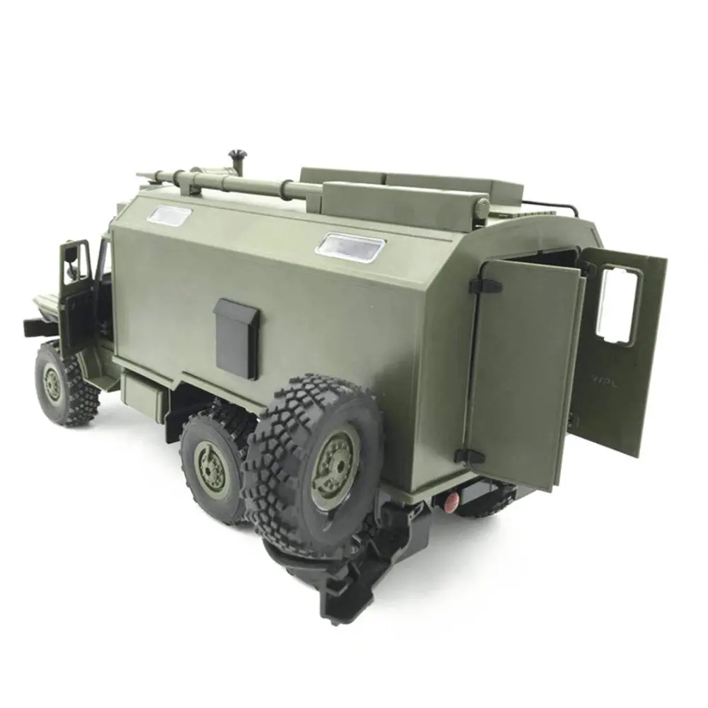 NEW toy 1:16 2.4G 6WD WPL B-36 B36 VS C24 B-24 Ural Rc army Car Military rc Truck outdoor Rock Crawler Command Vehicle RTR