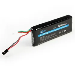 1 pz BQY trasmettitore batteria Lipo 11.1v 2200mah 3S 10C 3PK connettore Futaba per Futaba WFLY FS volantino modello elicottero