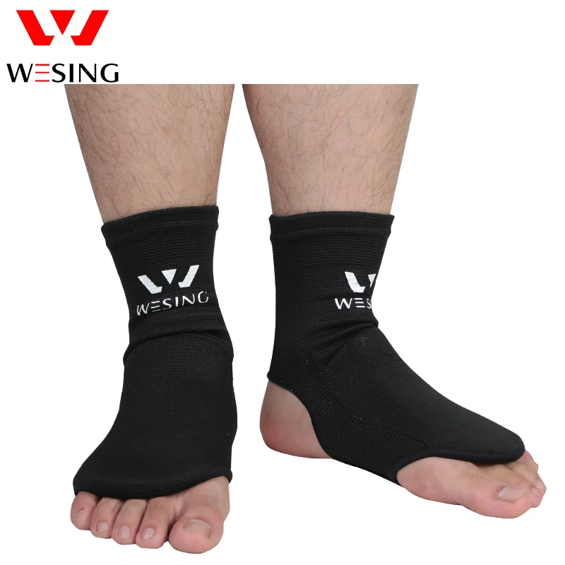 Wesing Boxing Instep Guard Professional Sanda Muay Thai Ankle Support Boxing Socks Foot Protector Pads 100% Cotton