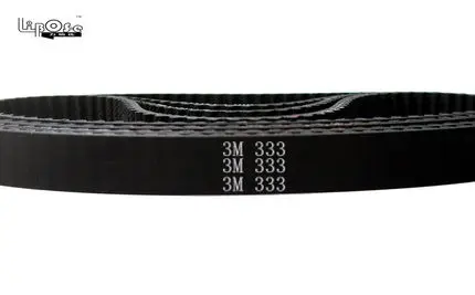 

HTD333-3M Teeth 111 Width 10mm 15mm 20mm 25mm 30mm Length 333mm HTD3M 333 3M Rubber Timing Transmission Belt