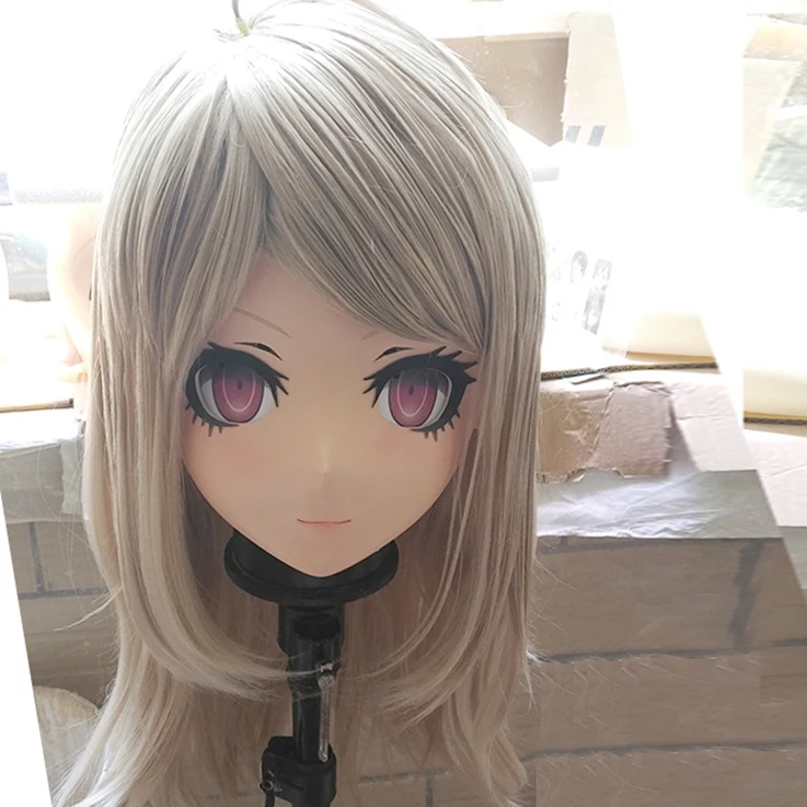 

(KM264)Quality Handmade Female/Girl Resin 3/4 Head Japanese Cartoon Character Akamatsu kaede Cosplay Kigurumi Mask Crossdresser