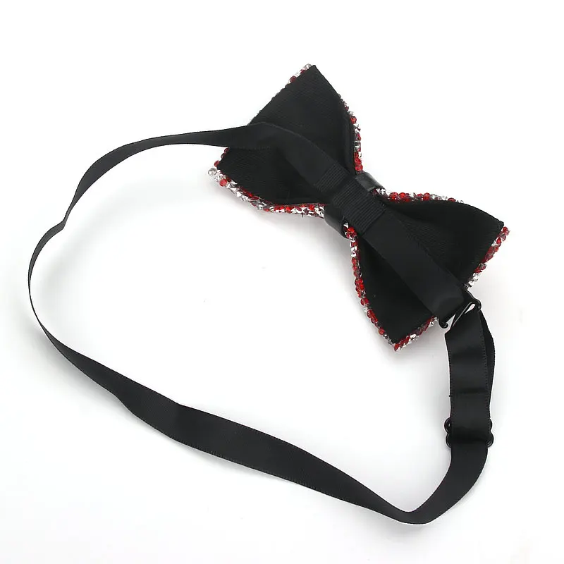 Männer Luxus Diamant Kristall Edelstein Bowties Mode Hochzeit Party Zubehör gravatas Krawatte Bankett Männlichen Hochzeit Bogen Krawatten