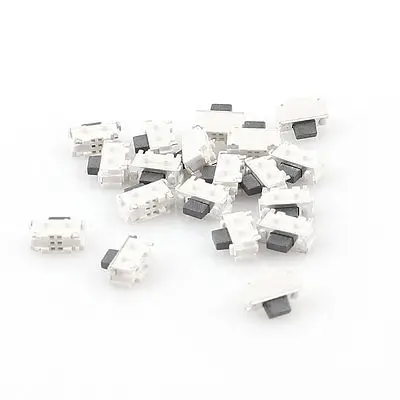 20pcs 2x4x3.5mm 2mm x 4mm 2-Pin SPST Momentary Pushbutton Panel PCB Mini Tactile Switch