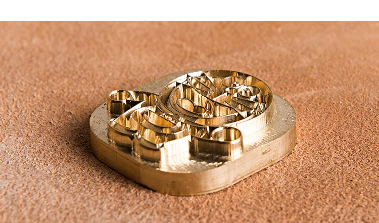 Timbro In Pelle Personalizzato, In Ottone, Strumento Di Stampa - Foto 11