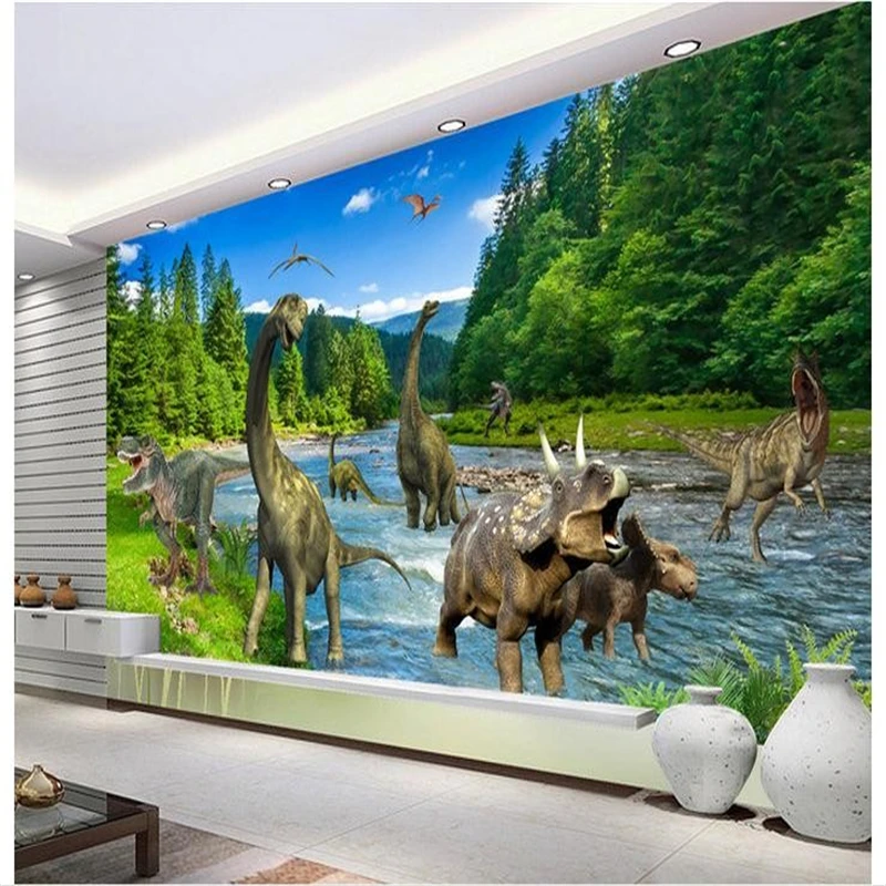 wellyu Custom large - scale murals HD Jungle River Falls 3D wallpaper background wall non - woven wallpaper papel de parede