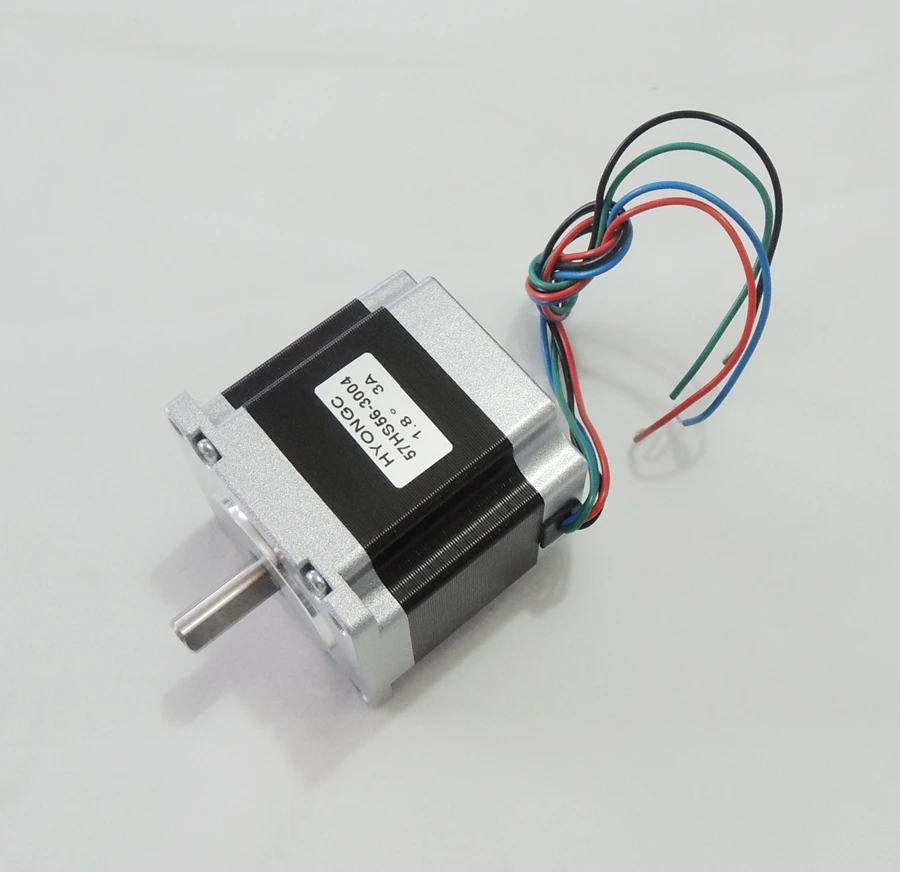 NEMA23 stepper motor 57x56mm 4-lead 3.0A 1.2N.m / Nema 23 motor 56mm 170 Oz-in for 3D printer for CNC engraving milling machine