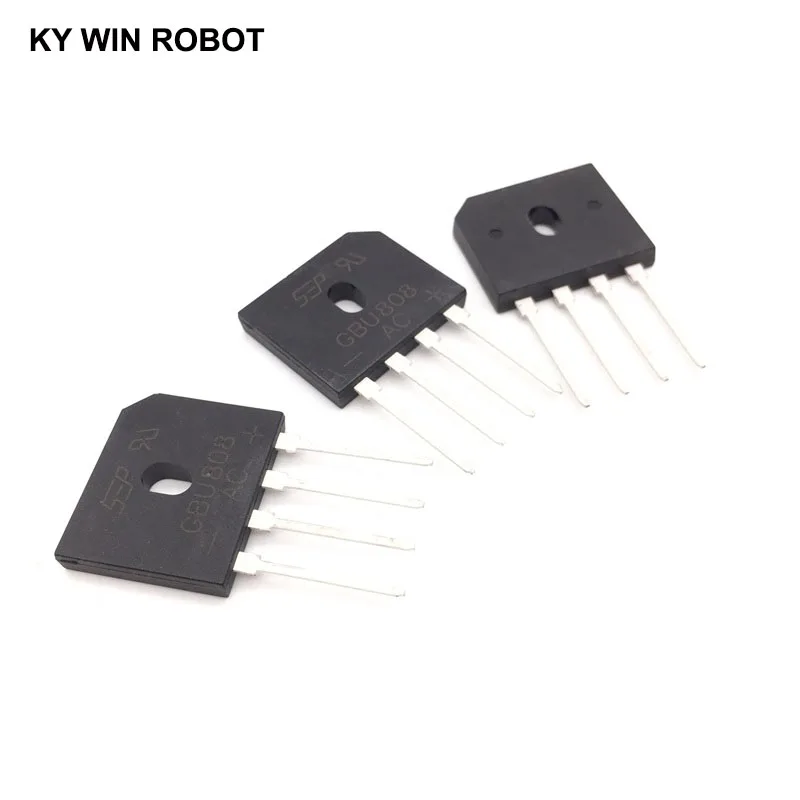 5PCS 8A 800V DIP-4 diode bridge rectifier GBU808