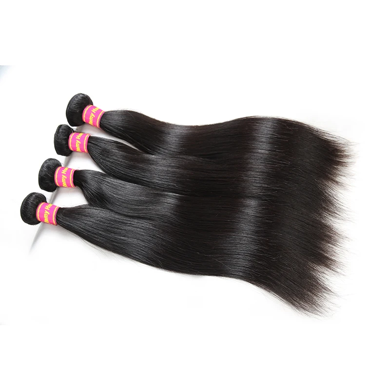 Ali Queen Hair Brazilian Straight Hair Weave Bundles 10\