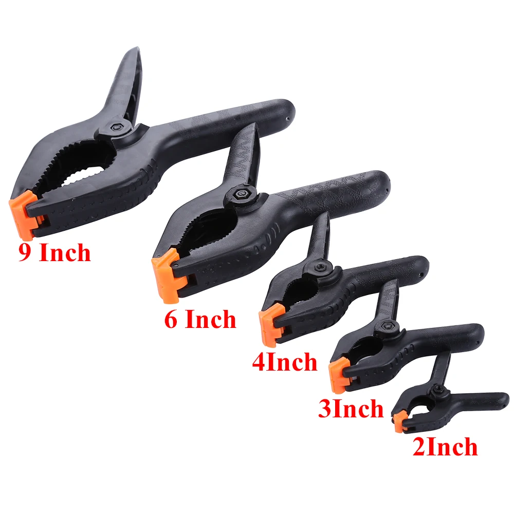 2/3/4/6/9inch Woodworking Tools Plastic Spring Clip Clamps for Woodworking Carpentry Clamps Herramientas Ferramentas