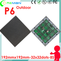 Dot matrix p6 led display module outdoor rgb / outdoor p6 led module 32x32 , p3 p4 p5 p6 p8 p10 outdoor