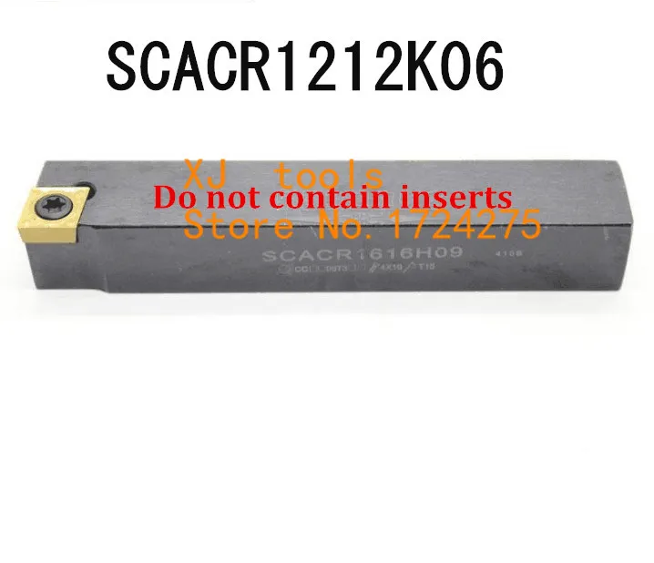 

Держатель токарного станка SCACR1212K06/SCACL1212K06, неразъемный внешний токарный инструмент, 90 градусов держатель режущего инструмента для CCMT060204