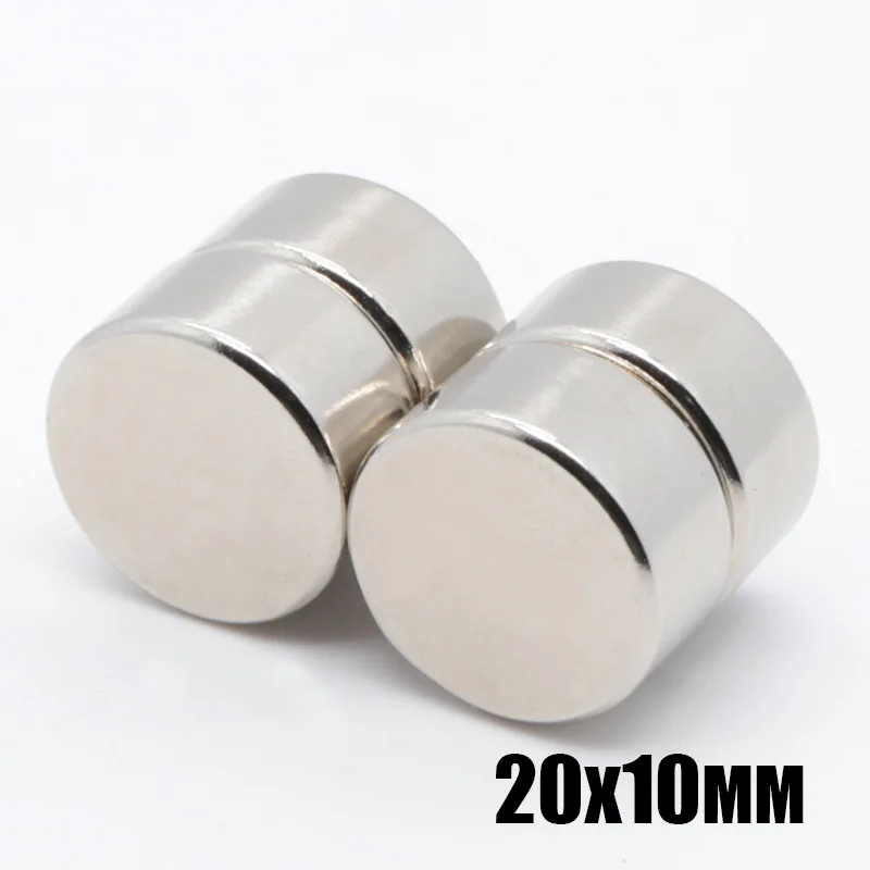 

10pcs 20*10 mm N35 Mini Super Strong Rare Earth Fridge Permanet Magnet 20x10 mm Small Round Neodymium Magnet 20*10 mm