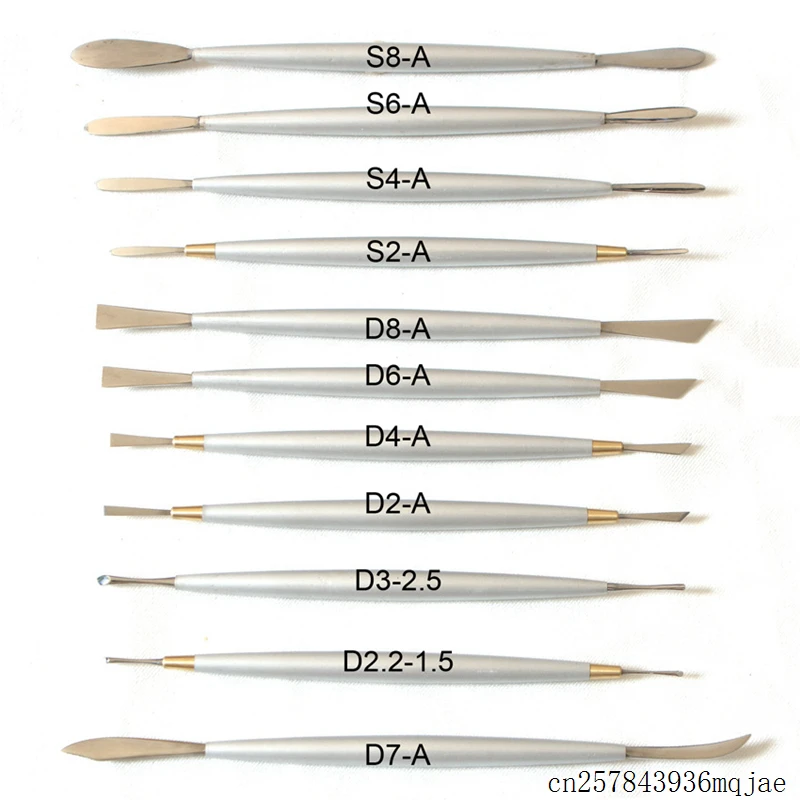 

11pcs/set Sculpture Tools Pottery Tools for Modeling Italian Refined Clay Soft Plastic Polymorph Tools High-grade