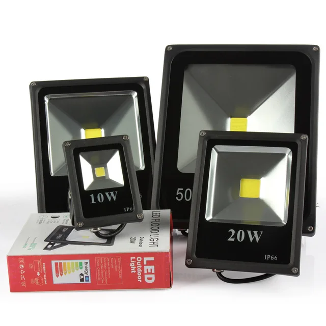 

10pcs Refletor Led Floodlight RGB 10W 20W 30W 50W Led Flood light Waterproof Led Spotlight Outdoor lighting Landscape lamp