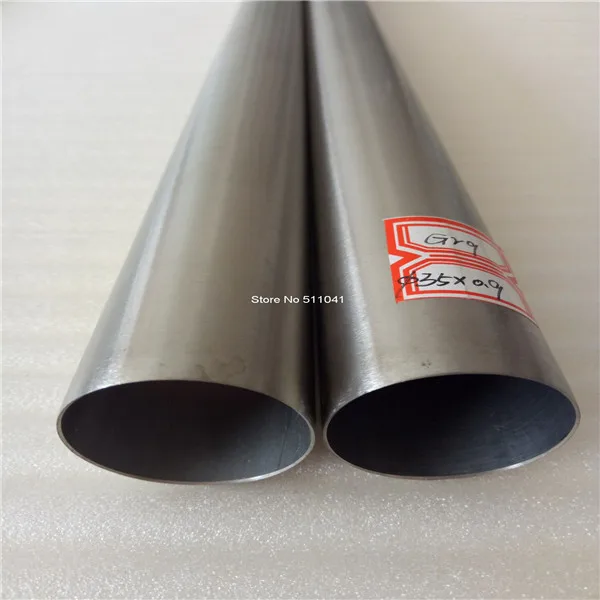 

grade9 titanium tube gr9 titanium pipe 35mm*0.9mm*500mm,6pcs wholesale price free shipping