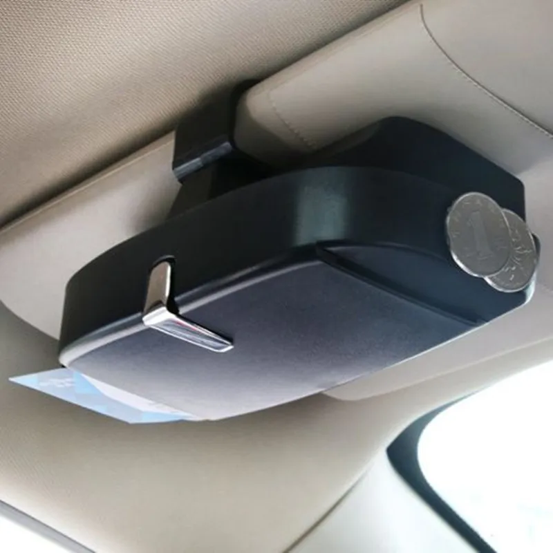 Car Glasses Box Car Sun Visor Glasses Case Organizer Glasses Box Holder Visor Sunshade Glasses Holder Organizer Box