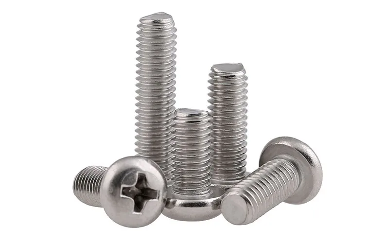 Head Screws Pan Phillips 304 Stainless Steel M2 M2.5 M3 M4 Machine High Electrical Lot (50 Pieces/lot) 50pcs Iso7045 Din7985