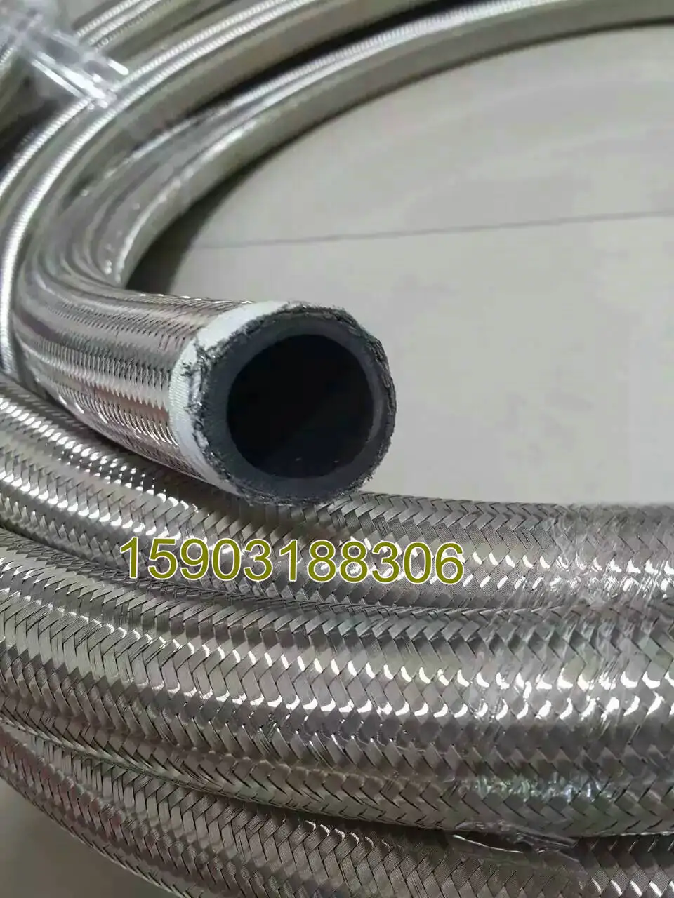 

An12 NBR Oil Cooler Hose Stainless Steel Braided Fuel coolant Oil Cooling Hose an Hose 1M