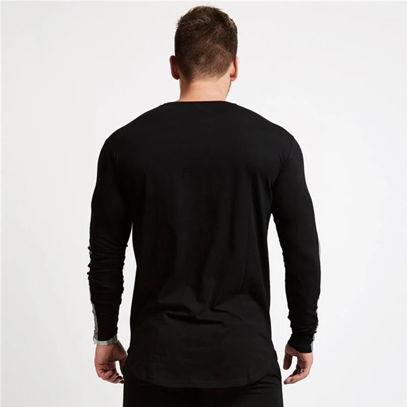 Detector Mens  Autumn Winter Sportswear Fitness Running Tops Tight Long Sleeves Round Neck Shirts Elastic Quick Dry Jerseys