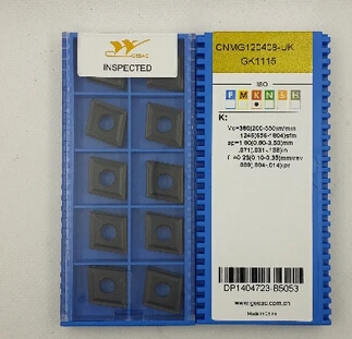 

Free Shipping carbide inserts CNMG120408 UK GK1115 Suitable for MCLNR Series Turning Facing External Lathe Tool