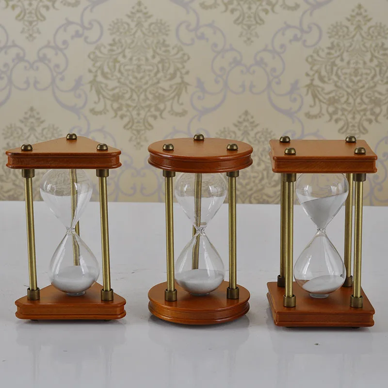 

Wood hourglass timer 15 minutes of high-grade birthday gift Creative hourglass furnishings ornaments study