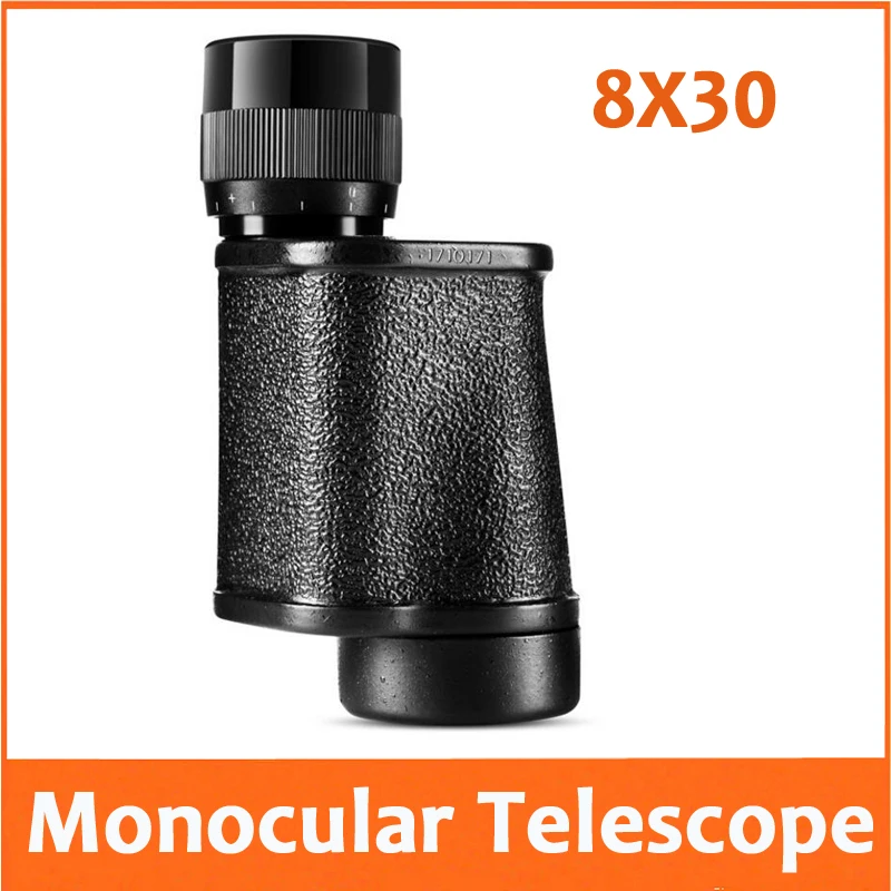 

8x30 8X Outdoor Gift 8 Times Adult Children Pocket Birdwatching Monocular Telescope Portable Camping Single-tube Telescope