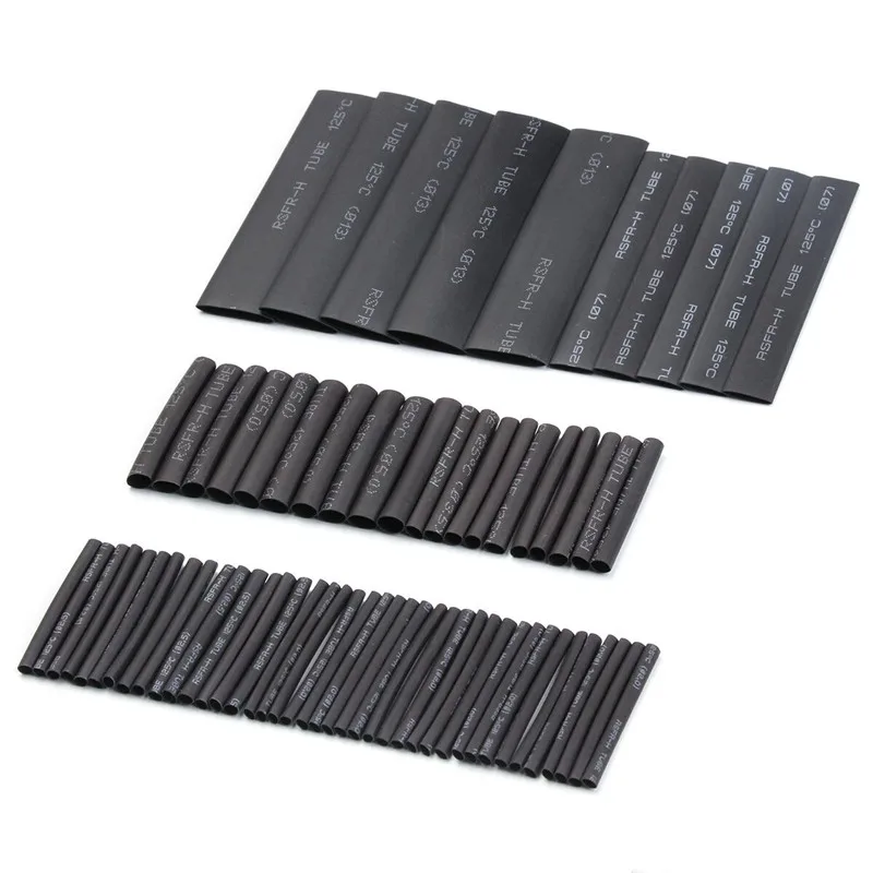 

70 Polyolefin Shrinking Assorted Heat Shrink Tube Wire Cable Insulated Sleeving Wrap Wire Car Shrinkable Cable Tubing