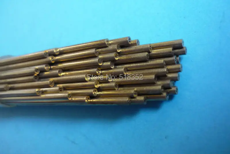 

1.7mmx500mm Multihole Ziyang Brass Electrode Tube for EDM Drilling Machines