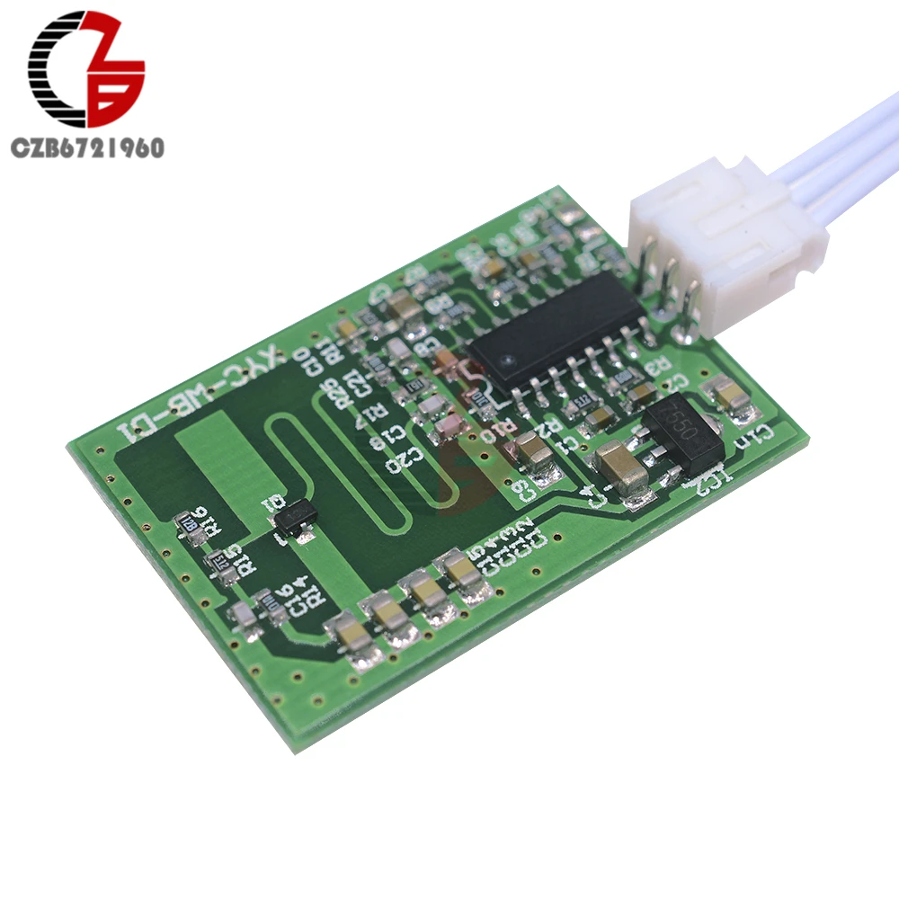 DC 3.3V 5V 12V Microwave Radar Sensor Switch Module TTL Human Body Motion Sensor Detector Controller Switch for LED Light Toy