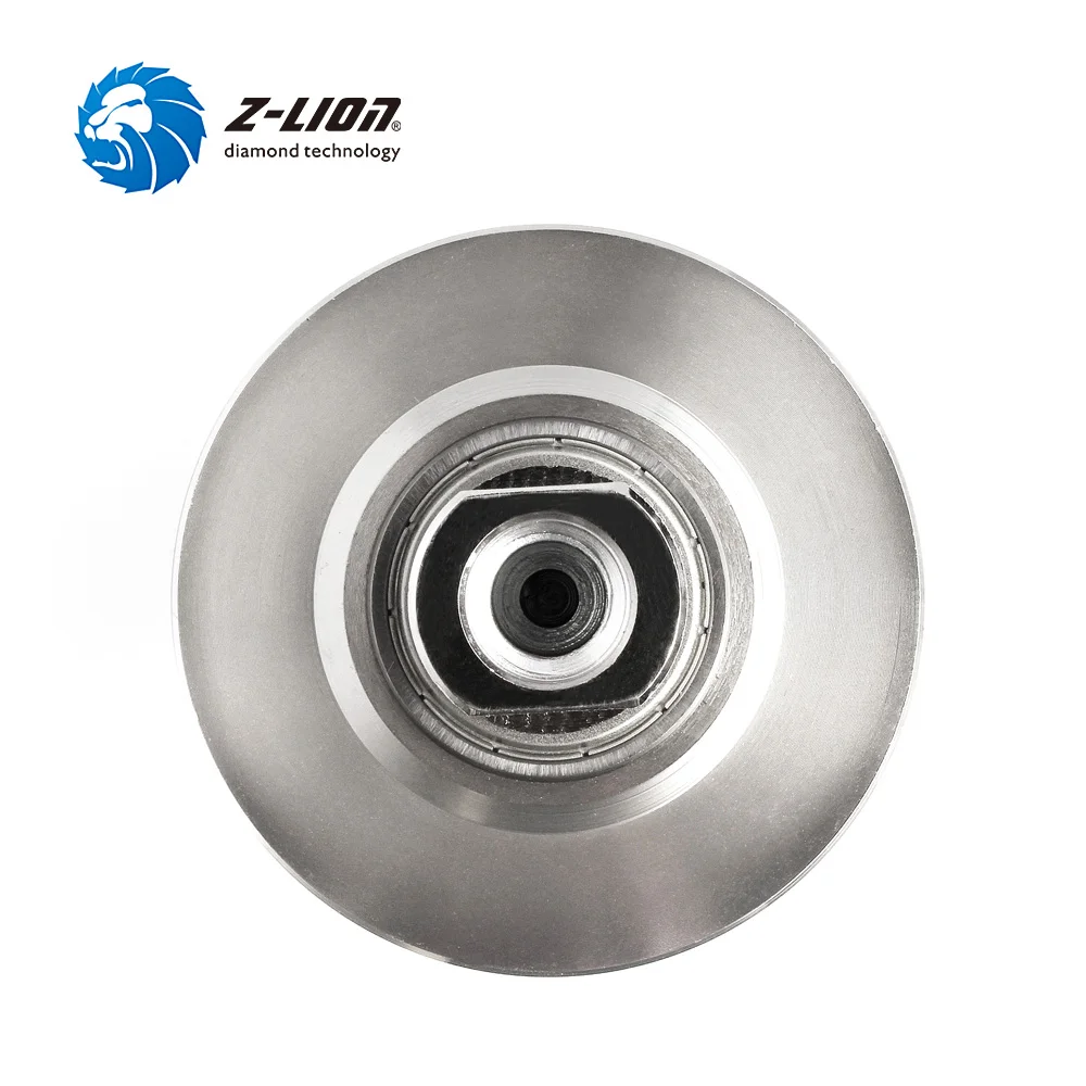 Z-LION E Type Bevel Shape 65*20mm Diamond vacuum Brazed Profile Wheel Hand Shaping Wheel For Granite Marble Stone Edge Grinding