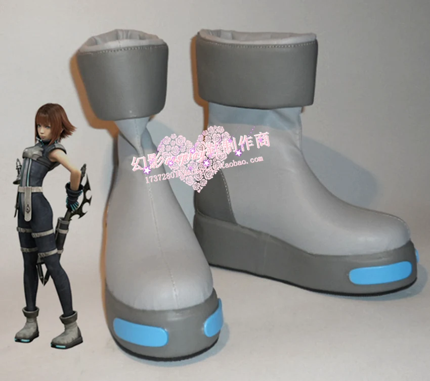 Dirge of Cerberus : Final Fantasy VII Sherk Halloween Cosplay Shoes Boots H016