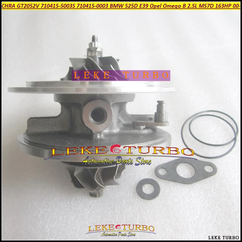 Cartucho Central (CHRA) de Turbocompressor GT2052V 710415-5003S 710415 710415-0003 para BMW 525D E39 e Opel Omega B 2.5L M57D 163HP