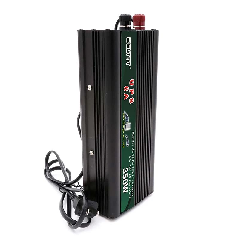 High Frequency Modified Sine Wave Off Grid Car Inverter 350w Home Inverter UPS DC 12V to AC 220V Power Inverter with Charger