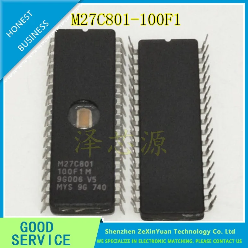 

5PCS/LOT M27C801-100F1 M27C801 27C801 CDIP-32