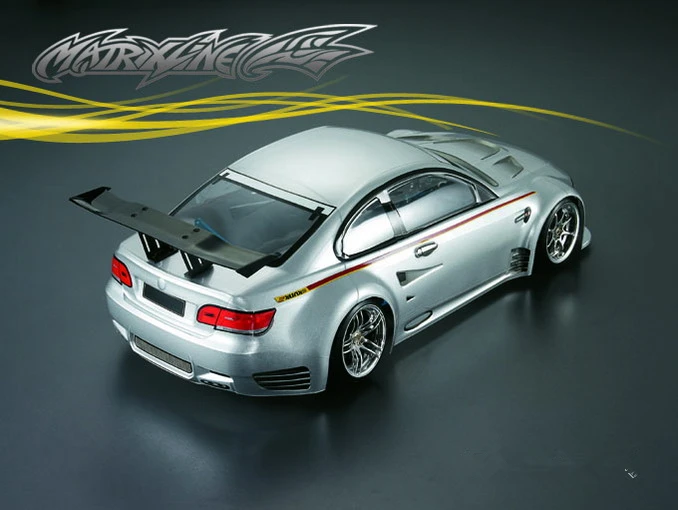 1set M3 E90 1/10 drift RC PC body shell 195 width Transparent clean no painted drift body RC hsp hpi trax Tamiya