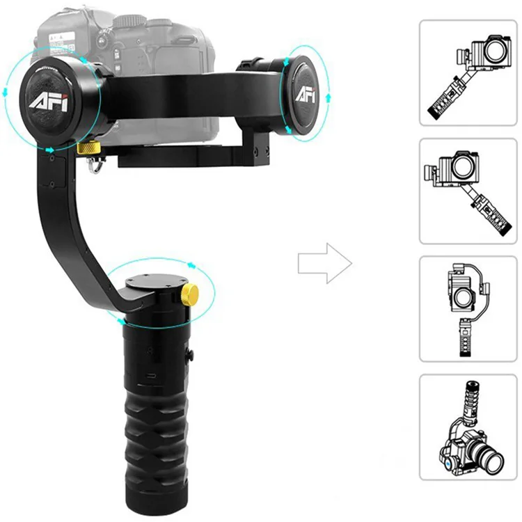 AFI Electronic Gyroscope SLR Camera Shock Absorber Gimbal Mini Handheld Shooting Stabilizer Camera