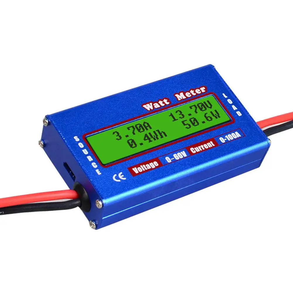 

Hot Sale Professional DC 60V 100A Balance Voltage Battery Power Analyzer RC Watt Meter