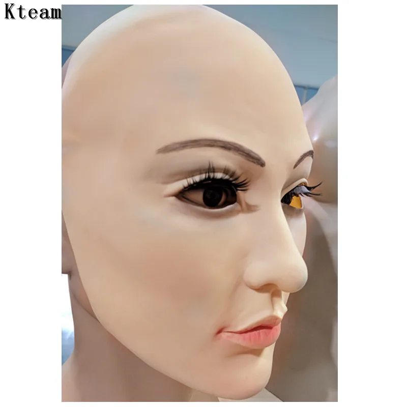 Realistic Human Skin Mask Disguise Self Masks Latex Skin Crossdress Mask halloween mascaras de realista maske silicone face COS