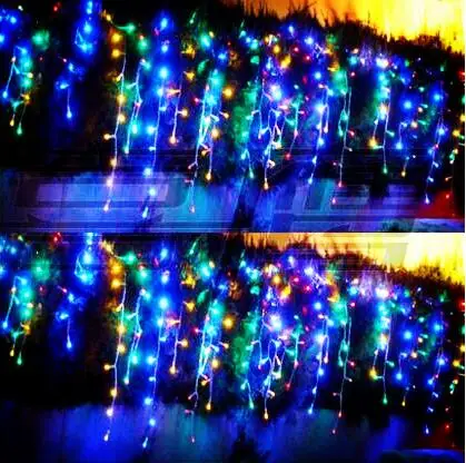 

New Year! 8x0.65m LED Cristmas Lights Outdoor Decorations Curtain LED String Light Garland Led Christmas Natal Luces De Navidad