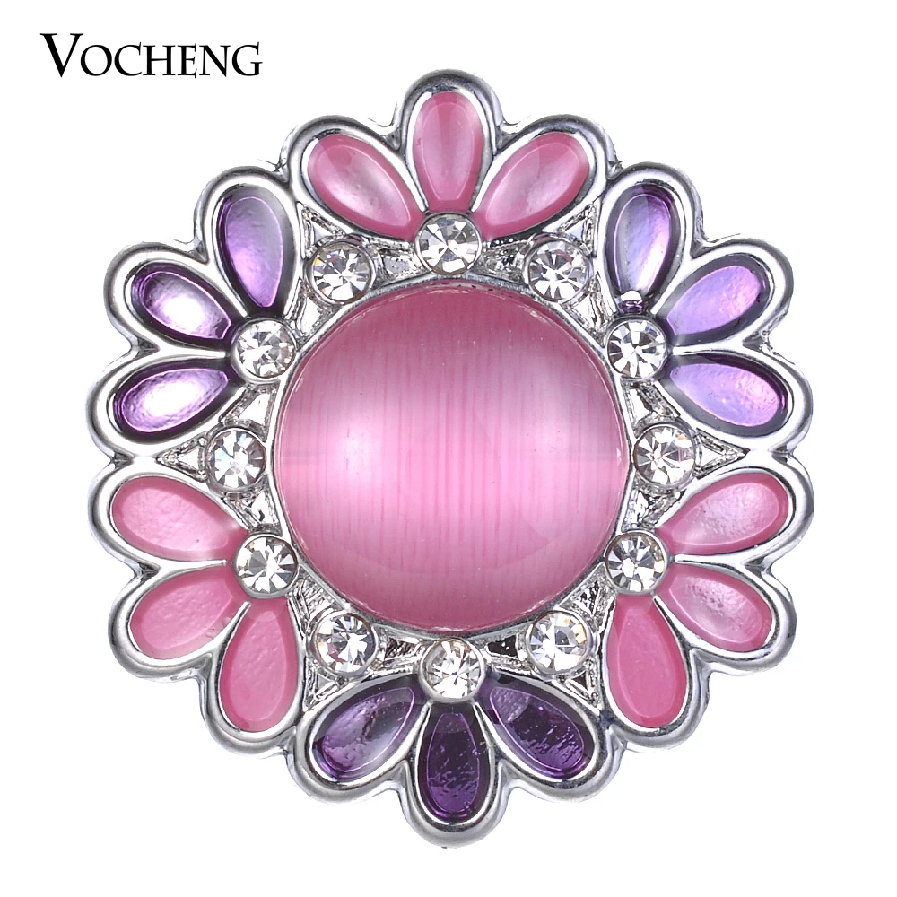 Vocheng Ginger Snaps Gemstone flower 3 Colors Interchangeable Jewelry Vn-1839