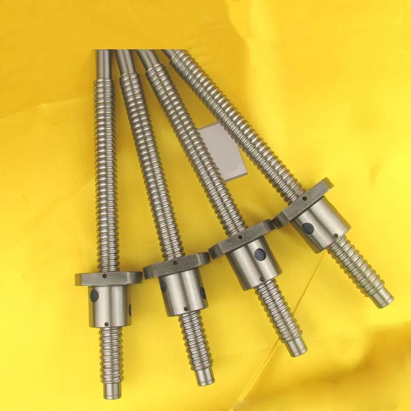 

Reversible Silver Steel SFU1204 L300mm Ball Screw with Single Ballnut for CNC With End Machined
